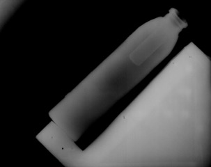 75-mm Cutline: An x-ray of a 75-mm shell found during restoration efforts in the Spring Valley neighborhood of Washington, D.C. Courtesy: U.S. Army Corps of Engineers.