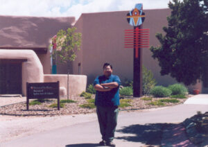 Tony Chavarria, a Santa Clara Pueblo, is curator of ceramics at the Museum of Indian Arts and Culture in Santa Fe, New Mexico. Photo by Julia Klein.