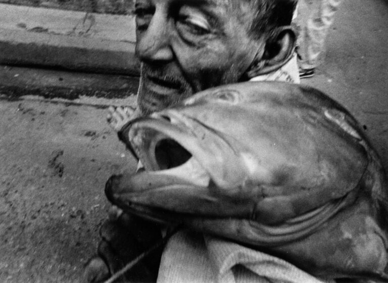 A fisherman tries to sell his catch in Havana, Cuba.