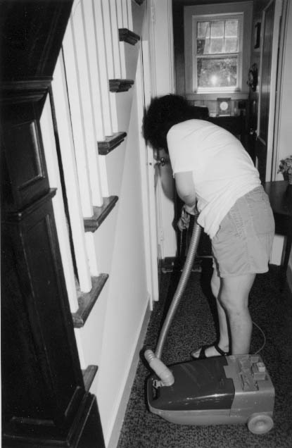 Luz Torres, a domestic worker and organizer of maids, cleans customers homes. Photo by Gerald Peart