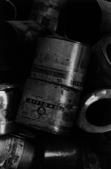A cannister of Zyklon-B (prussic acid) remains at Auschwitz. One gallon of the pesticide could kill more than 1,000 people in minutes. It was more efficient than carbon monoxide, which was used in other death camps and in the gas vans, the portable gas chambers. Topf and Son, of Erfurt, built the crematoria; four in Birkanau, one in Auschwitz. The firm now builds brewery equipment.