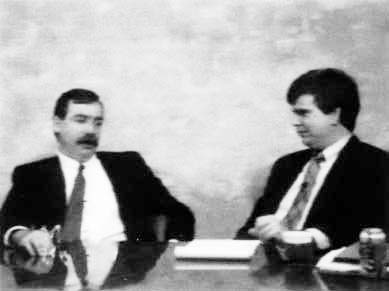 Attorneys Ronald L. Rodgers, Jr. (left) and plaintiffs lawyer, Patrick Grannan.