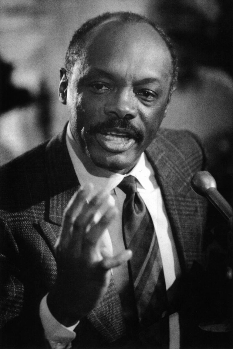 Willie Brown, the powerful Speaker of the California State Assembly. Photo by Rich Pedroncelli