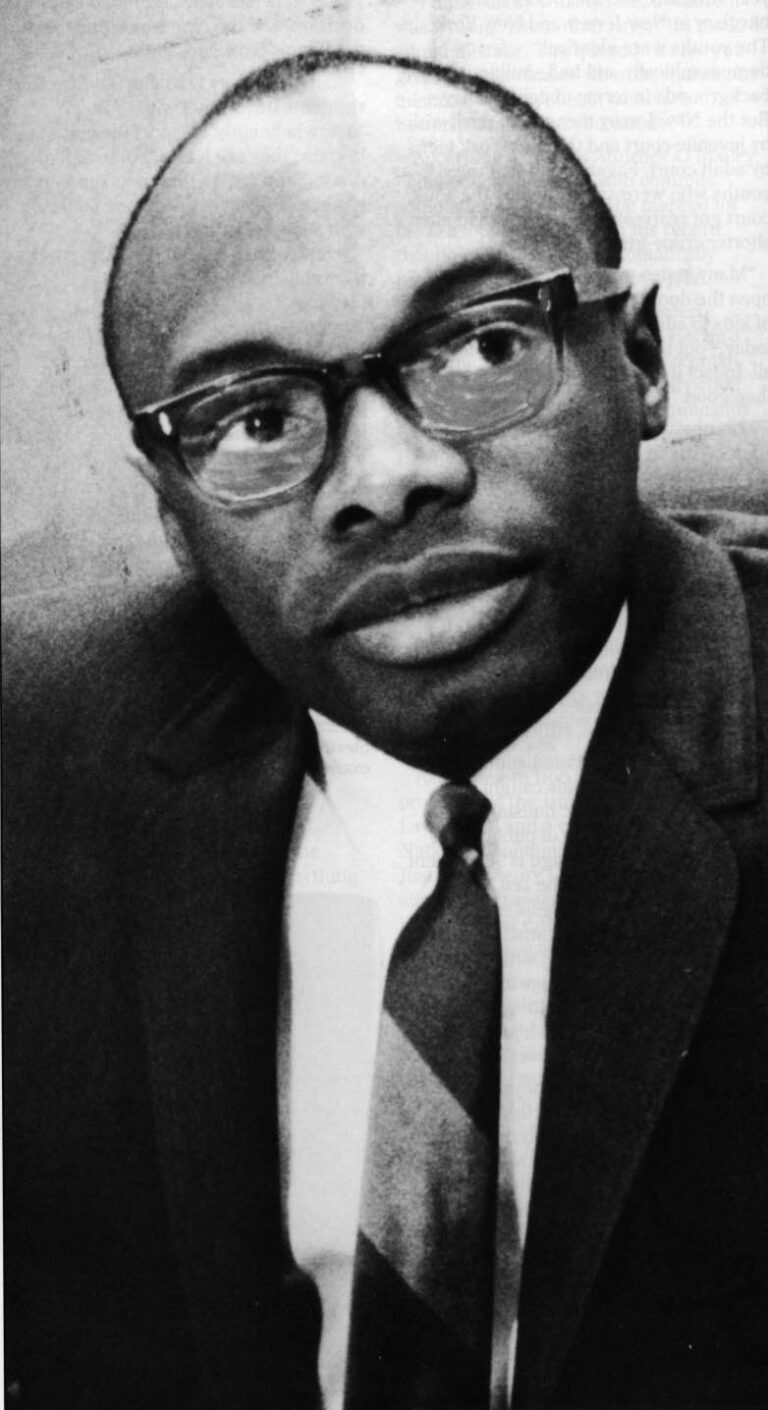 Willie Brown, newly elected Assemblyman from San Francisco, soon after taking office in 1965. Sacromento Bee Photo, courtesy of City of Sacramento Archives and Museum Collection Center.