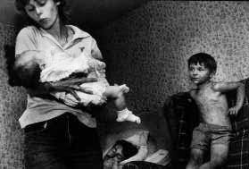 Laura Ann Avery 1991 With no children of her own, Laura Ann holds a friend's newborn as her nephew Justin ­p; her brother Harley's boy ­p; looks on. She moved out of her parent's place and lives with a woman friend. It's a two minute walk away. Laura Ann dropped out of high school. Over the years she has worked a couple of jobs ­p; construction on the town of Athens' new garage, busing table at a nearby ski area ­p; but usually temporary or seasonal work, never will paid. A few years back she enrolled in a program to get her GED, but that didn't last.