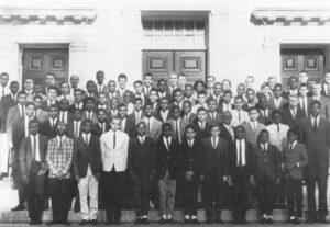 Robert Group picture of the first ABC class, at Dartmouth College, 1964. Photo courtesy of A better Chance, Inc.