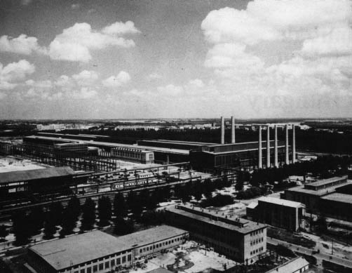 Heavy Industry in Hungary failed to keep up to world production standards. This photograph shows the Danube Iron works at Sztalinvaros, Hungary, once a center of heavy engineering, when it was new in 1960. Photo by AP Wide World Photos.