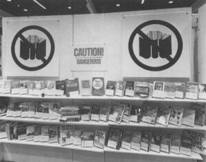 American Library Association’s display of challenged books