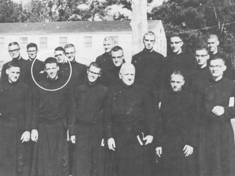 Paul Hendrickson shortly before leaving Holy Trinity Seminary, July 1965