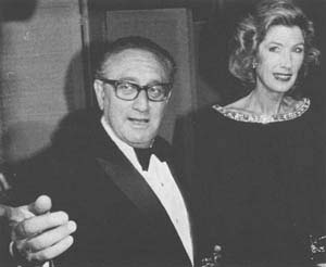 Henry Kissinger and his wife, Nancy