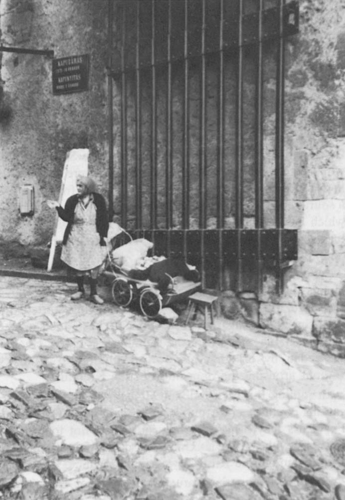 Hungarian Street Scenes: Grandmother with shopping cart… NANCY LISAGOR PHOTOS