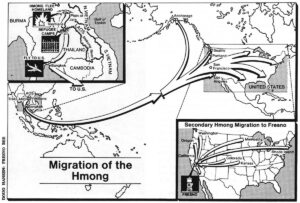 Migration of the Hmong map