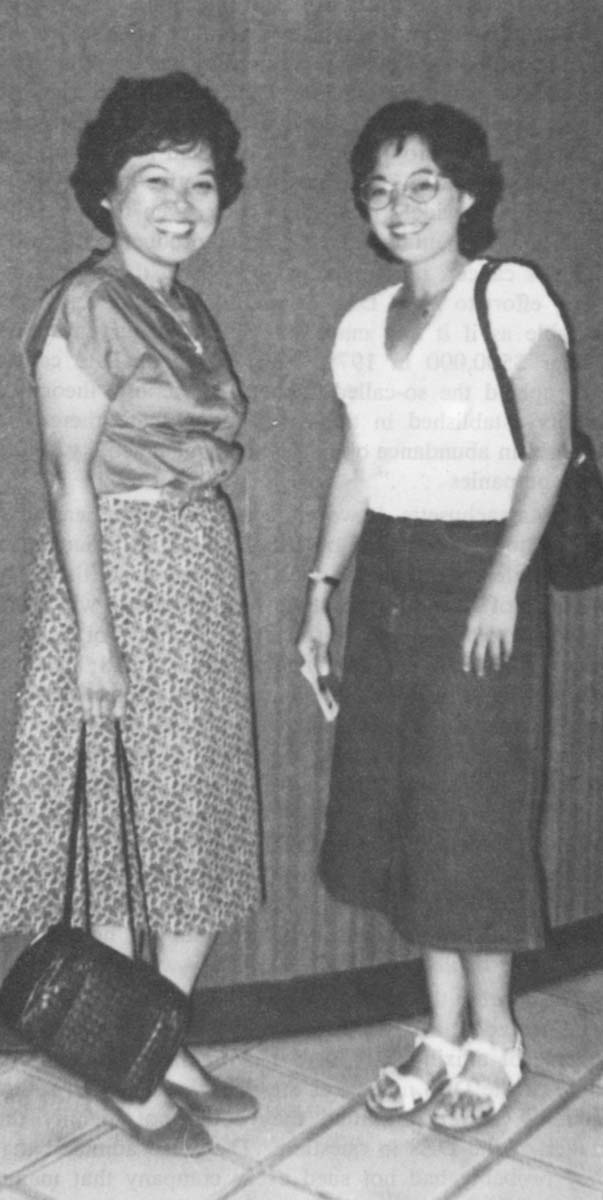Patsy Mink and her daughter, Wendy.
