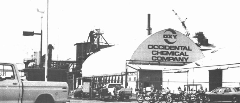 Lathrop, California. Occidental Chemical Company, a subsidiary of Hooker Chemical Company, became known for the first major episode in the United States of worker infertility related to occupational exposure to chemicals.