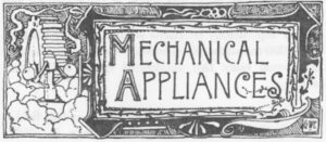 Mechanical Appliances
