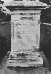 William Gregg Tomb stone