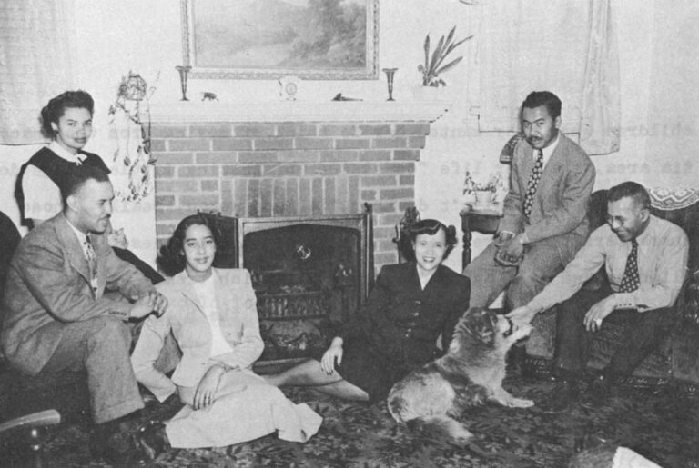 The Children Thirty-three years after the Southall marriage, the family poses for a photograph. From left to rights Jean, Gordon, Gordon’s wife Jacqueline, Barbara, Jean's husband, Frank, John Winston Southall.