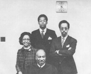 The Parkers of Washington, D.C. In January 1970, at the swearing-in ceremony of Barrington D. Parker, Sr., as a U.S. District Court Judge.
