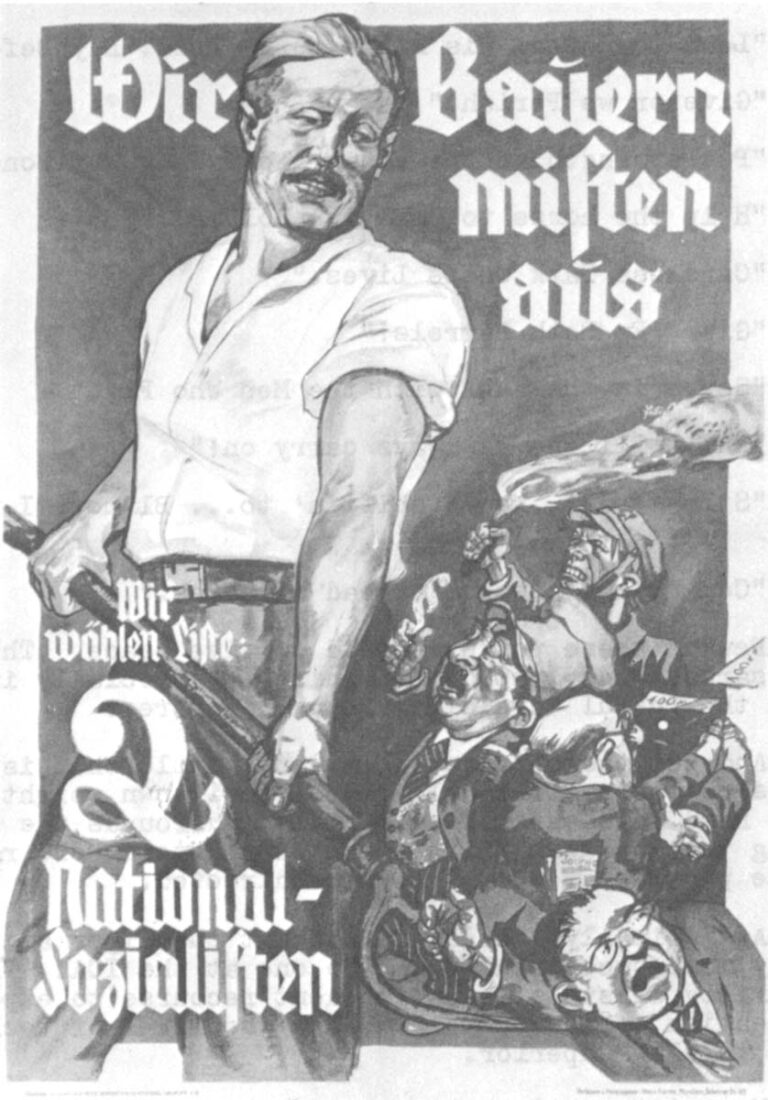 Poster by Felix Albrecht for 1932 election