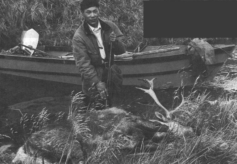 Julian Golodoff, 17, after a successful hunt.