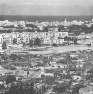 Ein el-Helweh camp, in front of Sidon and the Mediterranean UNRWA photo