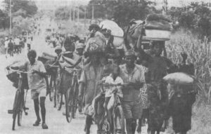 Angolan refugees: one of the many by-products of the war