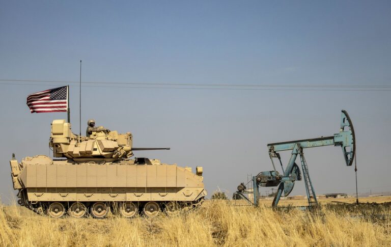 The Rmelan oil field is among the Syrian Kurds’ most prized assets. Getty Images
