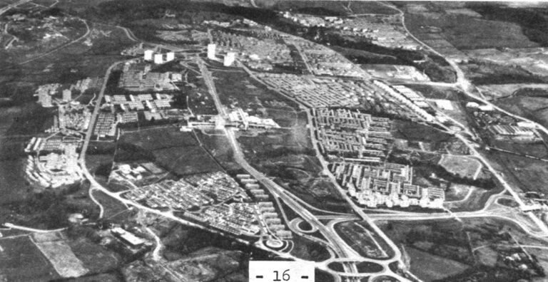 Cumbernauld and its famous town center.