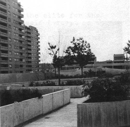 Unusual home shapes, lakes and canals, pedestrian malls, plots for trees, and grass make Thamesmead outwardly attractive.