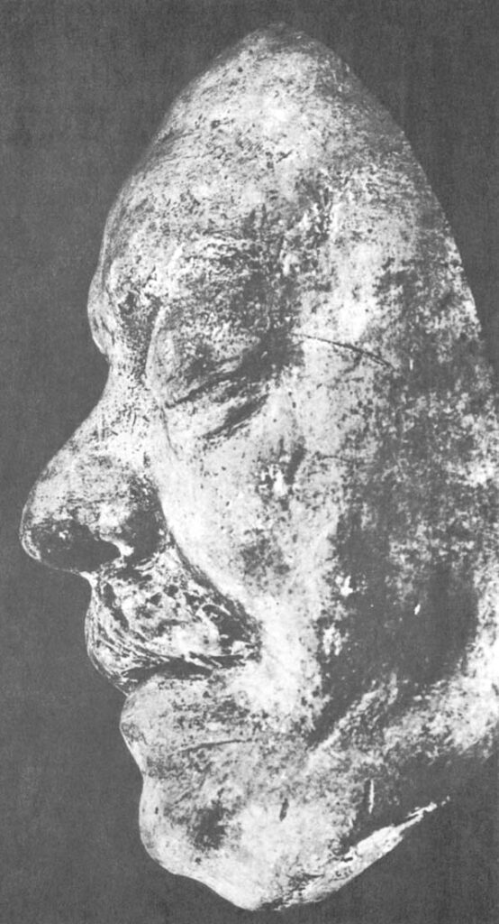 The death mask of Eduard van der Nüll