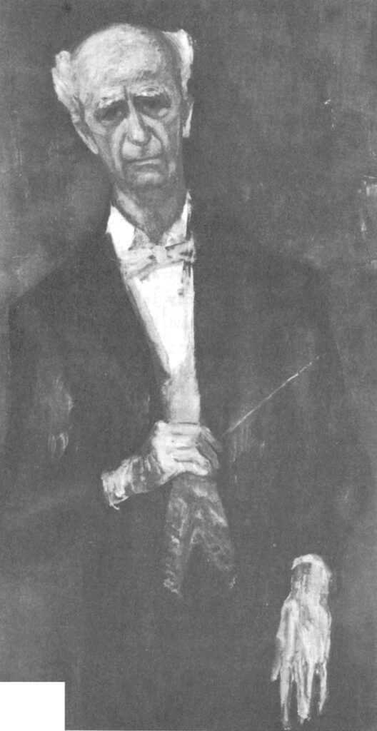 Portrait of Wilhelm Furtwängler by Fritz Feichtinger