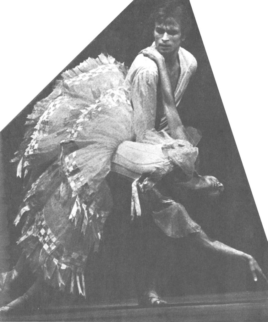 Margot Fonteyn and Nureyev at the Staatsoper in Swan Lake, choreographed by Nureyev