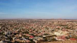 Hargeysa, the capital city of Somaliland. (Mustafa Saeed/Noema Magazine)