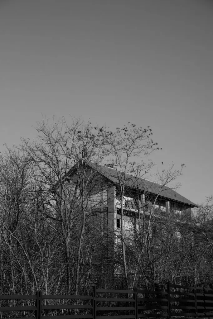 Muqolli’s former home was built by his father in a village called Poklek. (Diana Markosian for The Washington Post)