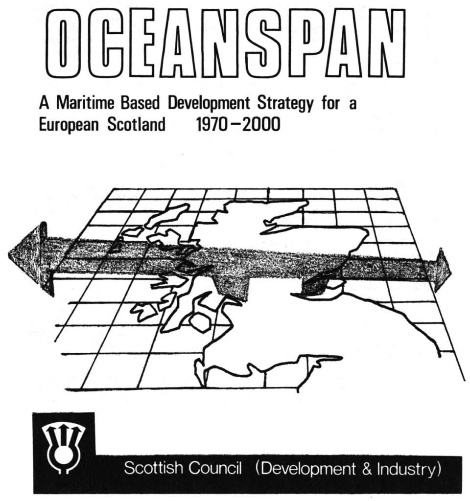 "Scotland may be seen as Europe's bridgehead reaching out to the Atlantic Ocean (…the industrial corridor of Central Scotland forming the key span in this bridge)…The strategy which is suggested to give Scotland a new raison d'etre…will require physical planning, a new attitude towards our environment and a willingness to work toward long term goals…the courage to grasp the new opportunities."